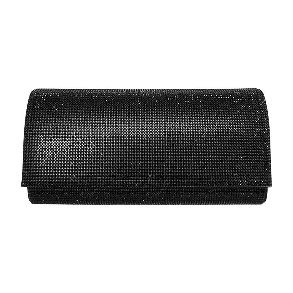 Rhinestone Black Evening Clutch Bag